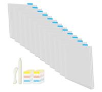 Sacs de rangement en papier pour scrapbooking | 12 onglets transparents pour le scrapbooking, les photos de la maison et le papier cartonné pour dortoir, bibliothèque
