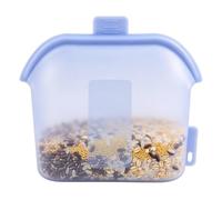 Sacs de rangement en silicone - Sac de rangement vertical en silicone avec | Pochettes de rangement à base large en silicone pour réfrigérateur, réfrigérateur, cuisine, maison, repas, voyage, extérieur