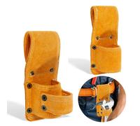 Sacs de rangement pour clés, marteau à Double trous, porte-ceinture pour marteau, sacs à outils de poche en cuir pour ceinture en cuir de vache, étui pour marteau à boucle Double Hole
