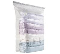 Sacs de Rangement Sous Vide - Compression Transparente pour Déménagement - Sacs Scellés pour Vêtements Organiseur - pour Maison Voyage Université Dortoir Bagages Coussin Couette Couverture Literie Tis
