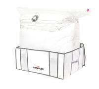 sacs de rangement sous vide en polypropylène moyen et XXL blanc