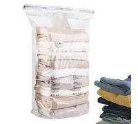 Sacs de Rangement Sous Vide,Grande Compression sans Pompe pour Déménagement - Sacs de Rangement pour Vêtements à Soufflet | pour Oreiller Couette Couverture Literie Vêtement Maison Voyage Appartement