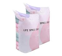 Sacs de Rangement Sous Vide pour Vêtements | Compression de Bagages Sans Pompe - Sacs Cube Sous Vide Scellés - Pour Vêtements, Lit, Voyage, Dormitor, Bagages, Appartement, Camping-Car, Garde-Robe, Mai
