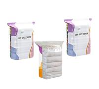 Sacs De Rangement Sous Vide - Sacs De Compression De Voyage, Sac De Compression Hermétique Réutilisable | À Sceller À Pression Manuelle, Sans Pompe, Peu Encombrants, Pour Vêtements, Couettes En D