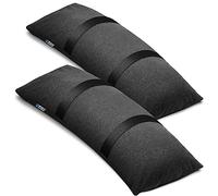 Sacs de Sable Remplissables BaseMate pour Poids de Socle Parasol Extérieur - 2 Sacs de 22 kg - Sacs Arqués pour Pied de Parasol Déporté Lourd