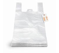 Sacs de transport RyanPack en HDPE transparent – 25 + 12 x 40 cm – 8 µm – Résistants à la déchirure et adaptés au contact alimentaire – 5 000 pièces
