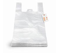 Sacs de transport RyanPack en HDPE transparent – 30 + 16 x 52 cm – 12 µm – Résistants à la déchirure et adaptés au contact alimentaire – 2 000 pièces