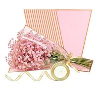 Sacs d'Emballage pour Fleurs,50 Pièces 28 x 46 x 9 cm Avec Ruban - Sacs À Bouquets Fournitures Pour Bar À Fleurs,Pour Femme, Épouse, Fille, Mariage, Anniversaire, Fête Des Mères, Remise De Diplôme