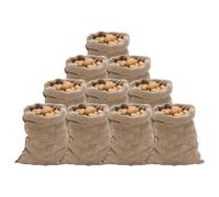 Sacs en jute 10 pcs 60x105 cm 100 % jute 220 g/m²