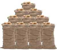 Sacs en jute 10 pcs 65x135 cm 100 % jute 220 g/m²