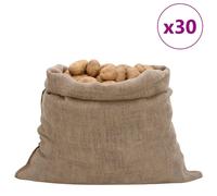 Sacs en jute 30 pcs 100x110 cm 100 % jute 220 g/m²