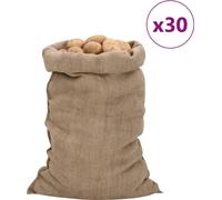 Sacs en jute 30 pcs 60x105 cm 100 % jute 340 g/m²
