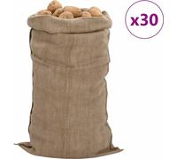 Sacs en jute 30 pcs 65x135 cm 100 % jute 340 g/m²