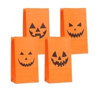 Sacs en Papier d'Halloween - Lot de Pièces pour Sachets de Fête,Sacs en Papier pour Friandises Halloween | Pour pop-corn biscuits foires classe maison