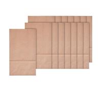 Sachet à fond plat en papier, 100 x 55 x 175mm, nature
