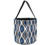 Sacs Géométrique Bleu Marine Et Noir Sac Bonbon | Sacs De Bonbons Avec Poignée Sac Fourre-Tout Pour Fête Décoration Halloween Sacs Fourre-Tout