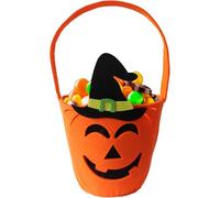Sacs Non Tissés Pour Halloween - Sacs À Bonbons Citrouille Non Tissés - Sacs À Bonbons Halloween Grand Format, Fournitures De Fête Pour Anniversaires D'adolescents