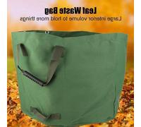 Sacs poubelle imperméables pour le jardin, réutilisables, verts