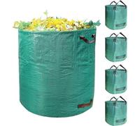 Sacs poubelles imperméables pour déchets de jardin, 72 litres, lot de 5