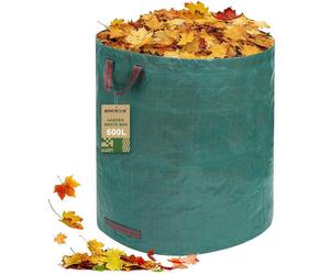 Sacs pour déchets de jardin - Lot de 4 sacs à feuilles - Pliables, grande capacité, réutilisables, ronds, en tissu PP - Couleur C