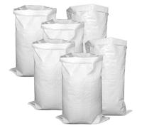 Sacs tissés en PP, sacs de sable pour la protection contre les inondations, lot de 15