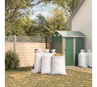Sacs tissés, lot de 10, en PP, couleur blanche, dimensions 70 x 110 cm, résistants aux intempéries, pour le stockage, l'expédition et la logistique en atelier ou en entreprise, adaptés pour une utilis