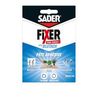 SADER Blutack Pâte Adhésive Repositionnable - Tablette 45g | Pâte à fixer - Pour Poster - Papiers - Petites Décoration