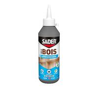 Sader Colle à Bois Prise Progressive - Biberon de 500 ml | Tout Type De Bois - Intérieur - Transparente après Séchage - Sans Solvant - Vynilique
