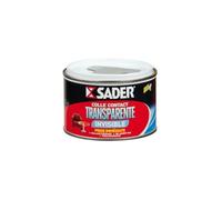 Sader Colle contact néoprène invisible transparente – Collage extra fort tout matériaux – 250 ml