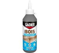Sader Colle à Bois Prise Progressive - Tout Type De Bois - Intérieur - Transparente après Séchage - Sans Solvant - Vynilique - Biberon de 500 ml