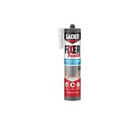 SADER FIXER Sans Percer Charges Lourdes - Mastic Colle pour Tous Matériaux, Maintien Immédiat Ultra Puissant, Usage Intérieur/Extérieur, Cartouche 460g