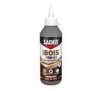 Sader Colle Vinylique Bois Pro D3 - Assemblage et de Placage du Bois - Colle D3 Menuiseries Intérieures et Extérieurs Abrités - Résistante à l'Humidité - Transparente - Biberon 250 g