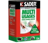 Sader Enduit Multi-Usage poudre 1kg (boîte en carton), Blanc