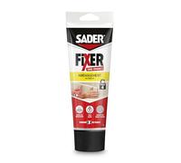 SADER FIXER Sans Percer Aménagement Intérieur - Tube 260g | Mastic Colle Acrylique - Prise Rapide - Maintien Puissant - Comble les Irrégularités jusqu’à 5 mm - Peut se Peindre - Beige