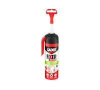SADER FIXER Sans Percer Tous Travaux Intérieur/Extérieur Transparent - Mastic Colle Hybride, Collage Puissant, Tous Matériaux, Peut se Peindre, Gâchette 110g