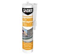Sader Mastic d'étanchéité maçonnerie Formule acrylique souple Gris 280 ml