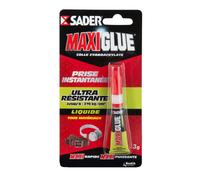 Sader Colle liquide Maxiglue Universelle - Tous matériaux, ultra puissante, prise 15 s - Tube 3 g