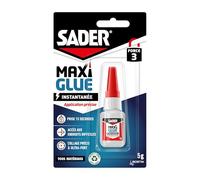 Sader Colle Maxiglue Application Précise – Super Glue universelle, tous matériaux, 5 g