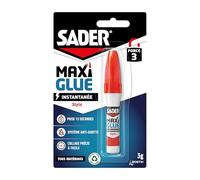 Sader Maxiglue Liquide - Super glue Universelle - Stylo - 3g | Colle Forte Instantannée - Tous Matériaux - Colle de Réparation à Prise Rapide - Cyanoacrylate - Transparente
