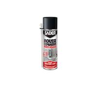 Sader Mousse Expansive Polyuréthane PU Aérosol - Multi-Usages : Isoler, Reboucher, Caler - Tous Supports - Intérieur et Extérieur - Blanche - Bombe 500 ml
