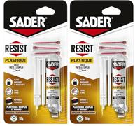 SADER - Sader Colle RESIST Plastique 10g (Lot de 2)