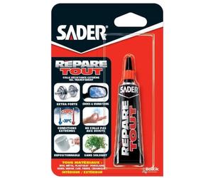 SADER Tube Colle Multi-usage Repare Tout Gel - 20g