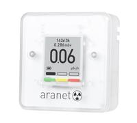 SAF Aranet Détecteur de rayonnement, dosimètre, portable, mesure le taux de dose et la dose totale de rayonnements ionisants, affichage e-ink, autonomie de 4 ans, connexion Bluetooth, application