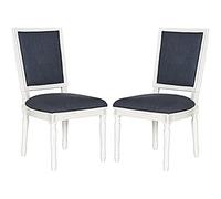 SAFAVIEH EAF6229C-SET2 Rana Lot de 2 Chaises à Dîner Lin Marine 48 x 48 x 97,28 cm