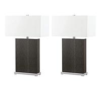 SAFAVIEH Lampes de table Moderne - Ensemble de 2, Gris