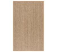 SAFAVIEH Natural Fiber Tapis d'Appoint 91 x 152 cm, Naturel & Beige | Design Moderne, Jonc de Mer Fait Main, Idéal pour Salon, Entrée, Bureau