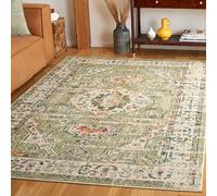 Safavieh Tapis Boho pour Salon, Salle à Manger, Chambre à Coucher - Madison Collection, Tapis à Poil Court, Sage et Ivoire, 160 X 229 cm