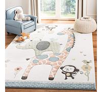Safavieh Tapis Contemporain pour Salon, Salle à Manger, Chambre à Coucher - Carousel Kids Collection, Tapis à Poil Court, Multicolore, 160 x 230 cm