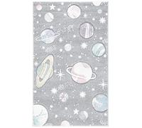 SAFAVIEH Tapis Contemporain pour Salon, Salle à Manger, Chambre à Coucher - Carousel Kids Collection, Tapis à Poil Court, Gris et Lavande, 60 x 90 cm