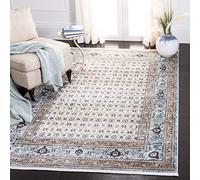 Safavieh Tapis Contemporain pour Salon, Salle à Manger, Chambre à Coucher - Shivan Collection, Tapis à Poil Court, Bleu et Rose, 66 X 244 cm